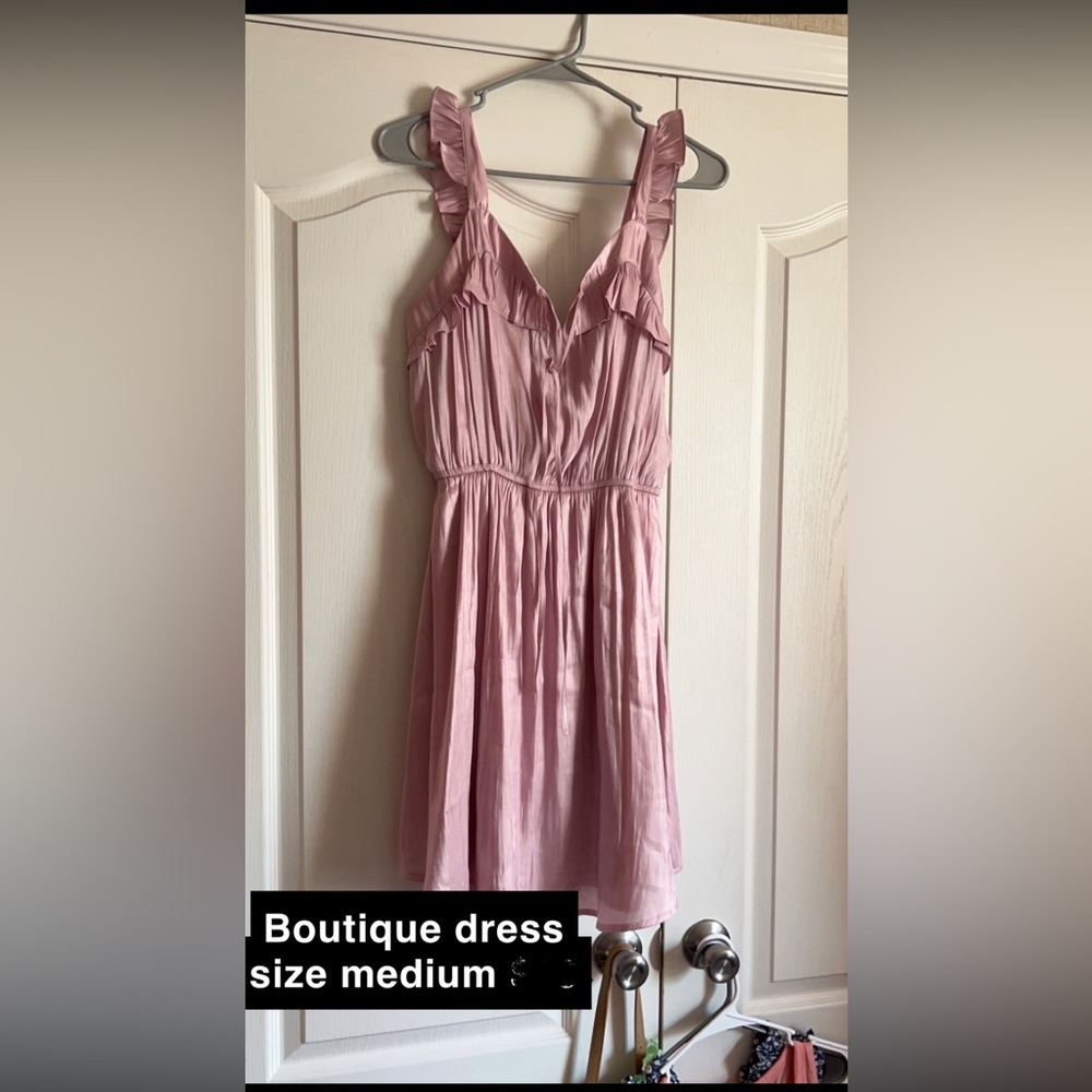 Pink boutique dress